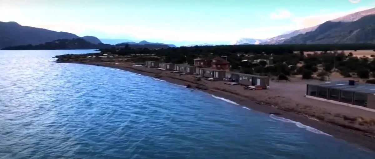 Reportaje de Sabingo en Chilevisión: Chelenko Lodge visto desde el aire